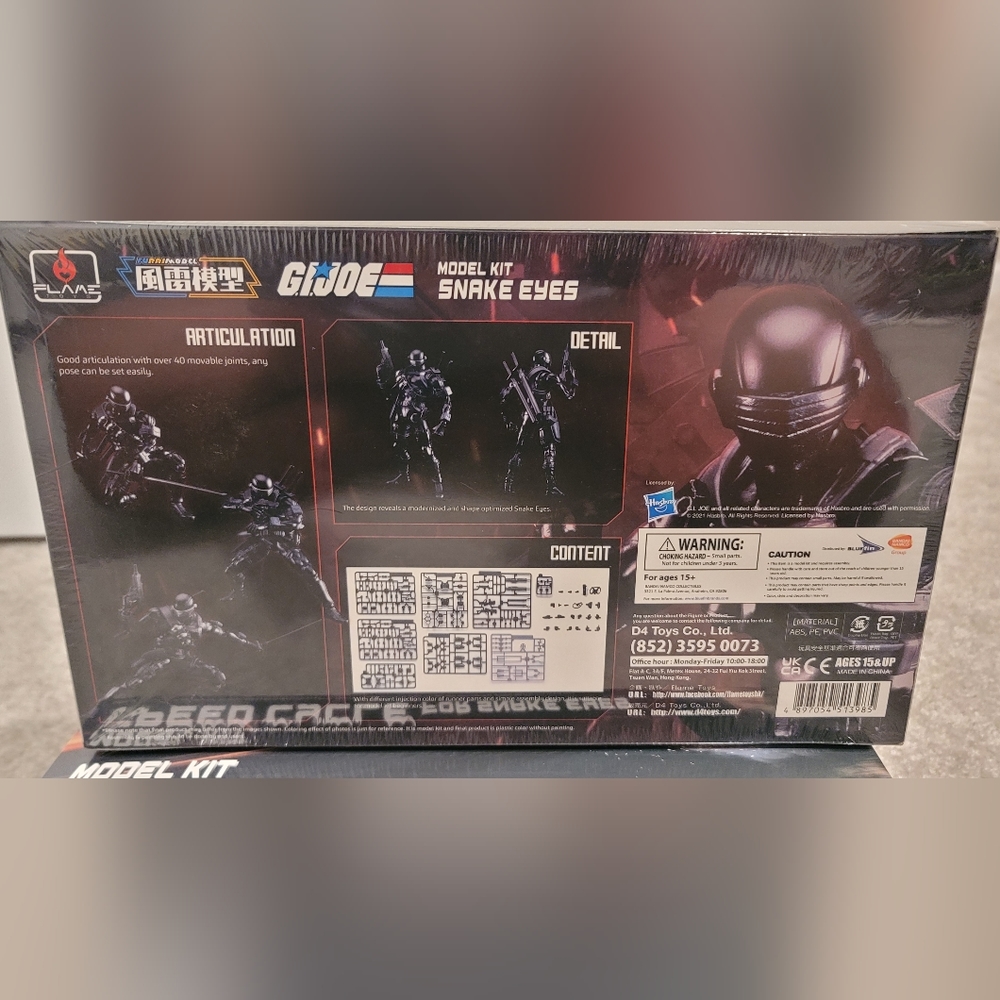 Snake Eyes and Speed Cycle Model Kit - Picture 2 of 4